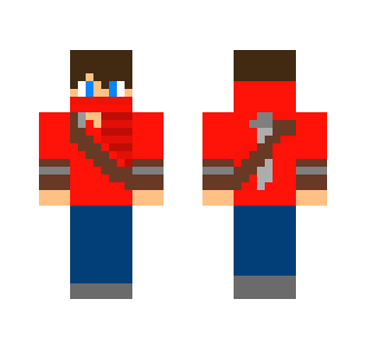 Red Assassin with scarf