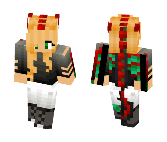 Ellipsis the Dragon - Female Minecraft Skins - image 1