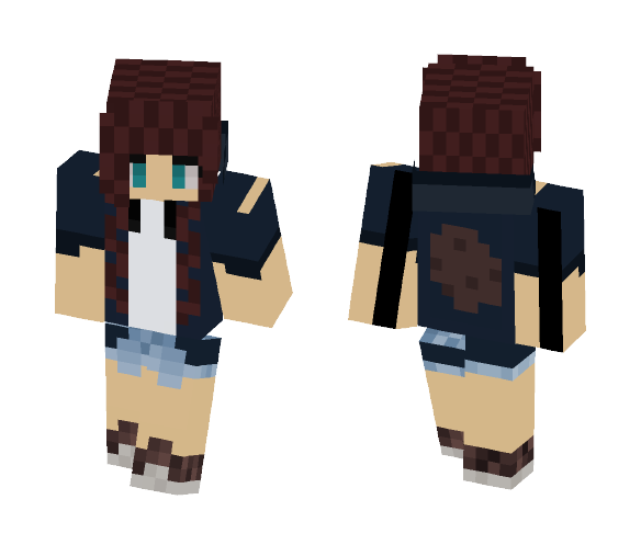 Download Free School Girl Skin for Minecraft image 1 School Girl - Girl Minecraft Skins - image 1