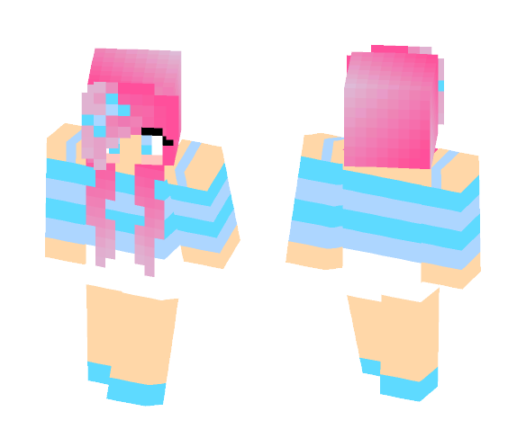 Download Free Pink girl skin Skin for Minecraft image 1 Pink girl skin - Girl Minecraft Skins - image 1