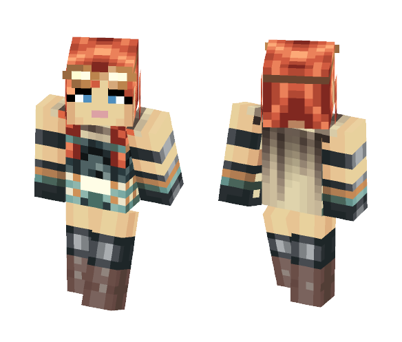 Download Free Kozmo Farmgirl Skin for Minecraft image 1 Kozmo Farmgirl - Female Minecraft Skins - image 1