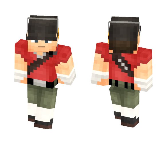 Download Free The Scout - Team Fortress 2 Skin for Minecraft image 1 The Scout - Team Fortress 2 - Male Minecraft Skins - image 1