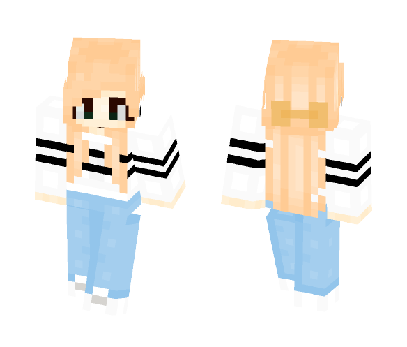 Summer Time Laziness - Female Minecraft Skins - image 1