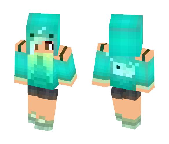 Narwhal Girl - Girl Minecraft Skins - image 1