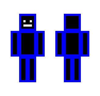 Blue neon skin