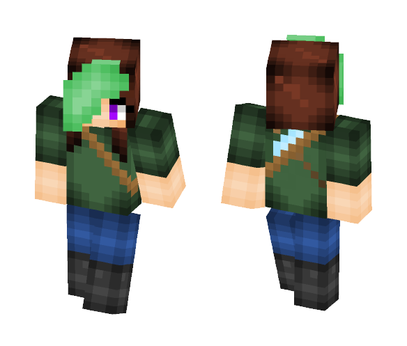 Download Free Steff Skin for Minecraft image 1 Steff - Female Minecraft Skins - image 1