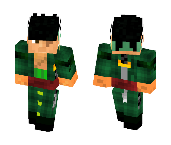 Roronoa Zoro - One Piece - Male Minecraft Skins - image 1