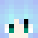 Download Free -Blue Hair Girl s2 Skin for Minecraft image 3 -Blue Hair Girl s2 - Color Haired Girls Minecraft Skins - image 3