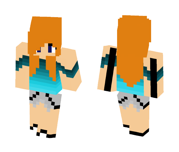 Summer Girl - Girl Minecraft Skins - image 1