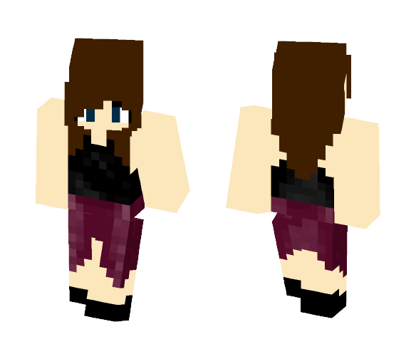 Download Free My first girl xD Skin for Minecraft image 1 My first girl xD - Girl Minecraft Skins - image 1