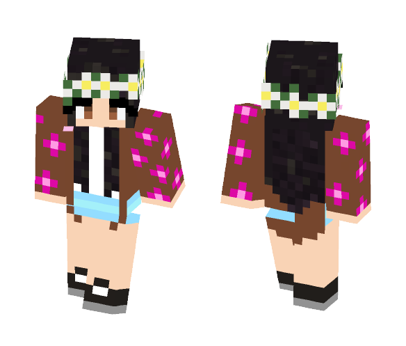 Flower Girl - Girl Minecraft Skins - image 1