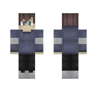 Blue hoodie