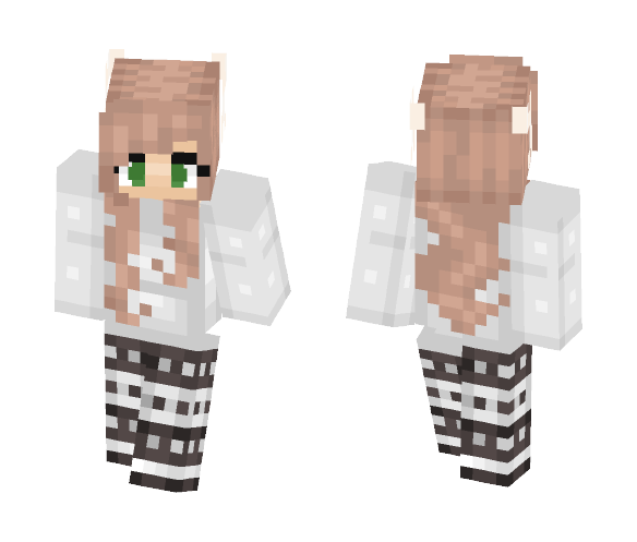 Antlers! (Reshaded) - Female Minecraft Skins - image 1