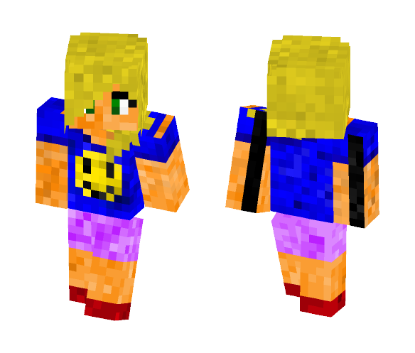 Smile girl - Girl Minecraft Skins - image 1