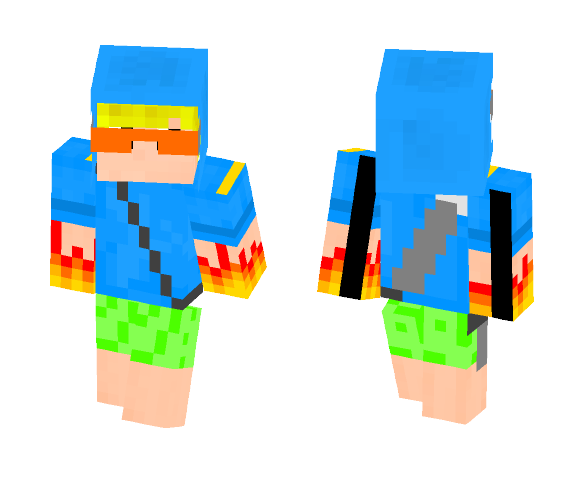 23 Green Pigs (battle version) - Male Minecraft Skins - image 1