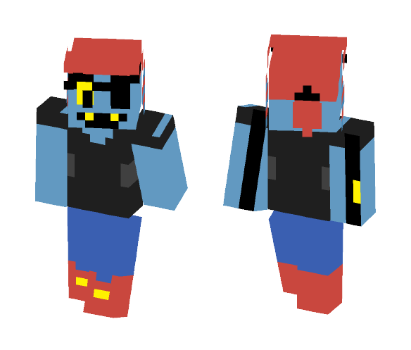 Undertale Undyne - Female Minecraft Skins - image 1