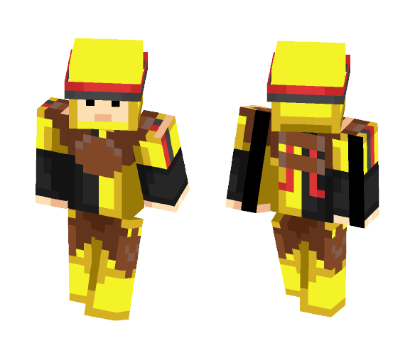 Hufflepuff Modern Quidditch Gear - Male Minecraft Skins - image 1