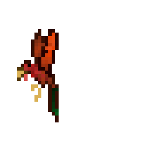 Rooster Pixel Art