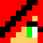 Girl Skin (red and black hair) - Color Haired Girls Minecraft Skins - image 3