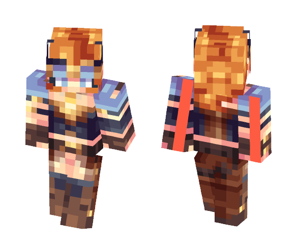Steampunk Batgirl - Female Minecraft Skins - image 1