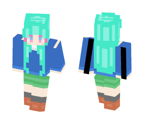 Download Free Daoko - Girl minecraft skin Skin for Minecraft image 1 Daoko - Girl minecraft skin - Girl Minecraft Skins - image 1