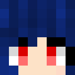 Dark Blue Haired Girl - Color Haired Girls Minecraft Skins - image 3