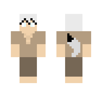 Medieval White Haired Wolf Guy