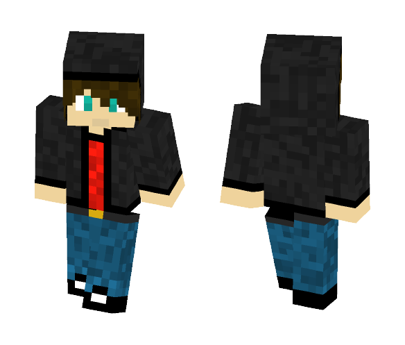 Boy w/ Hoodie - Boy Minecraft Skins - image 1