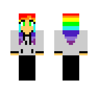 Rainbow Hair (Girl)