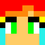 Download Free Rainbow Hair (Girl) Skin for Minecraft image 3 Rainbow Hair (Girl) - Color Haired Girls Minecraft Skins - image 3