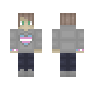 ❤ Trans pride ❤ Male ver - Male Minecraft Skins - image 2