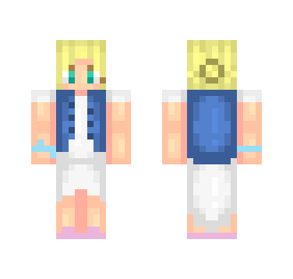 Dress With Denim Vest