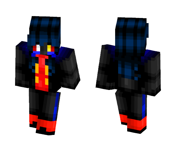 Genderbend Error Sans - Female Minecraft Skins - image 1