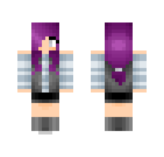 Simple in stripes - Female Minecraft Skins - image 2