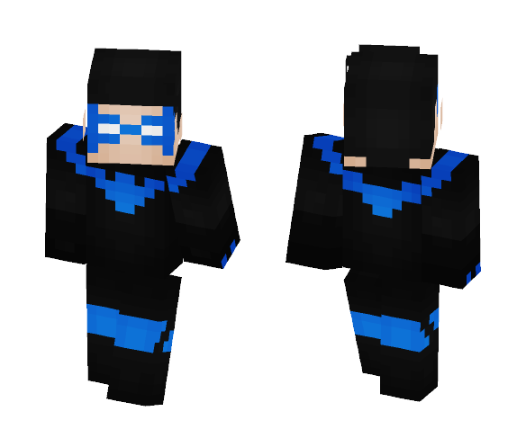 Nightwing - DC Rebirth - Comics Minecraft Skins - image 1