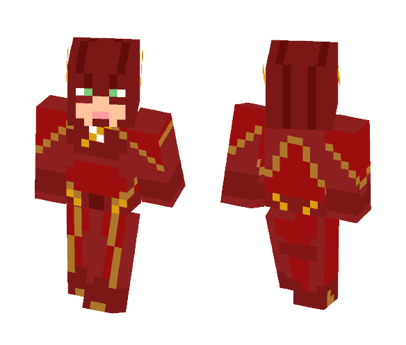 The flash (season two suit) - Comics Minecraft Skins - image 1