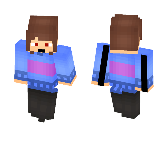 Download Free ChaFrisk - Frisk / Chara Fuzion Skin for Minecraft image 1 ChaFrisk - Frisk / Chara Fuzion - Male Minecraft Skins - image 1