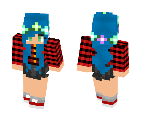 Download Free cute tumblr-ish girl Skin for Minecraft image 1 cute tumblr-ish girl - Cute Girls Minecraft Skins - image 1