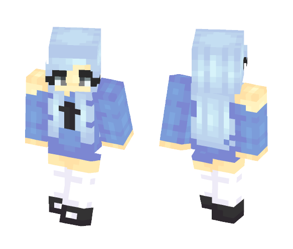 | ƒΙÜƒƒγ | Neon Prayer | - Female Minecraft Skins - image 1