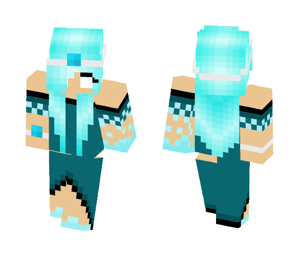 Ice powers - Female Minecraft Skins - image 1