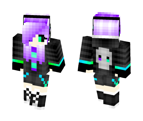 Female! SkellyPasta - Female Minecraft Skins - image 1