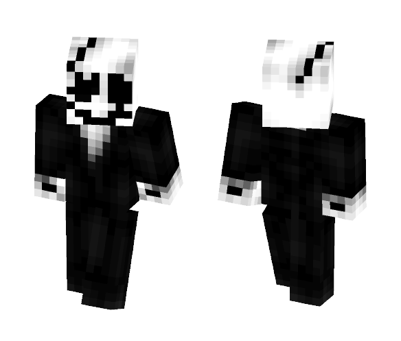 Gaster ( Undertale ) - Other Minecraft Skins - image 1