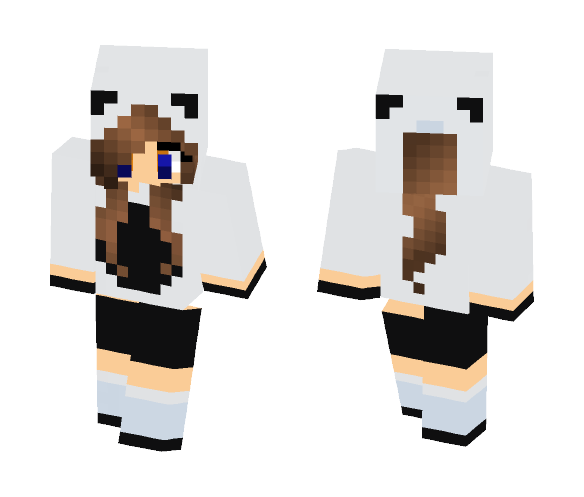 Panda Girl - Girl Minecraft Skins - image 1
