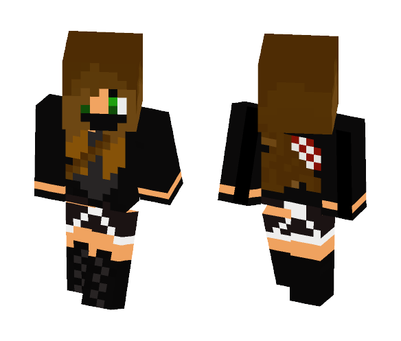 Black Bandit - Female Minecraft Skins - image 1