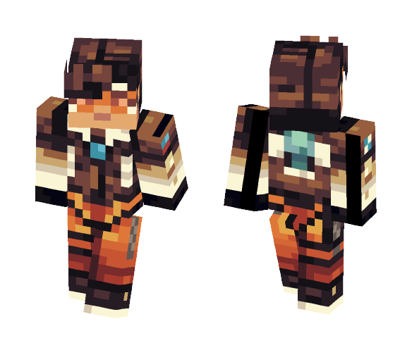 Overwatch - Tracer - Female Minecraft Skins - image 1