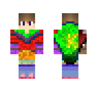 Rainbow Knight - Male Minecraft Skins - image 2