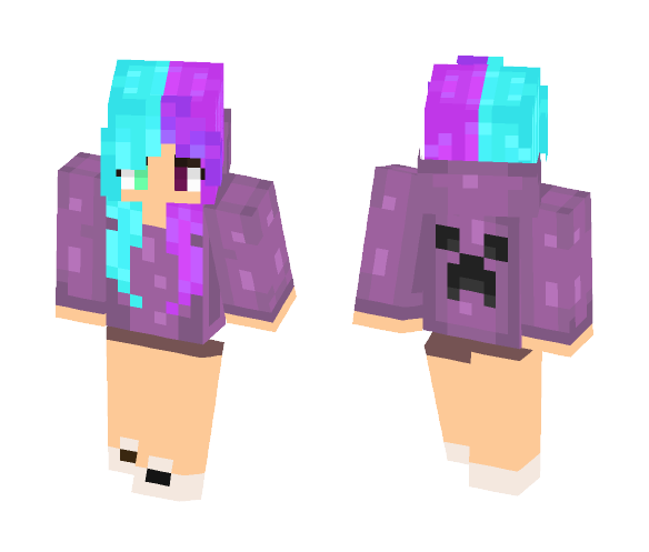 Kawaii creeper - Kawaii Minecraft Skins - image 1