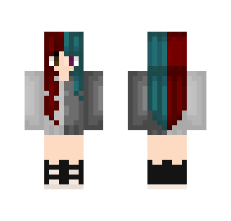 Halfy girl - Girl Minecraft Skins - image 2