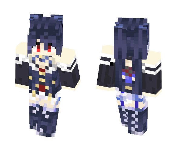 Noire - Hyperdimension Neptunia - Female Minecraft Skins - image 1