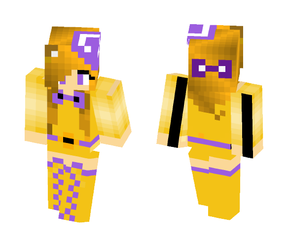 Human Fredbear (female) - Female Minecraft Skins - image 1